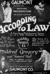 According to Law