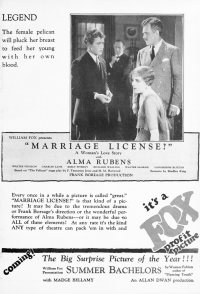Marriage License?