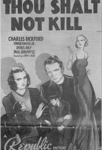 Thou Shalt Not Kill