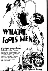 What Fools Men